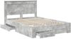 vidaXL Bettgestell mit Schubladen mit Kopfteil Holzwerkstoff 3410307 Bild 5