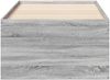vidaXL Tagesbett mit Schubladen ohne Matratze Grau Sonoma 75x190 cm 3280263 Bild 5
