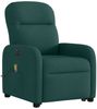 vidaXL Elektrischer Massagesessel mit Aufstehhilfe Dunkelgrün Stoff 3303008 Bild 4