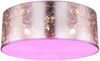 RGB LED Deckenleuchte, Textil silber, Bluetooth Lautsprecher Bild 2