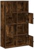 vidaXL Bücherregal Räuchereiche 60x24x101,5 cm Holzwerkstoff 860395 Bild 5