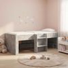 vidaXL Hochbett für Kinder Betongrau 90 x 190 cm Holzwerkstoff 3422582 Bild 3