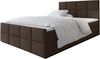 AX LIVING Boxspringbett Braun Aleyna Bett 140 x 200 mit Bettkasten Bild 2