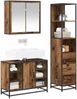 vidaXL Badezimmermöbel-Set mit Schubladen 3 pcs Altholz Holzwerkstoff 3402420 Bild 3
