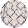 Paco Home Hochflor-Teppich Kalmar 450, rund, Höhe: 44 mm, Shaggy, Scandi Design, modernes Rauten Muster, weich & kuschelig Bild 5