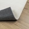 vidaXL Teppich IZA Kurzflor Skandinavischer Look Creme 140x200 cm 375441 Bild 5