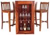 Bar-Esstisch 140x110x60 aus indischem Sheesham-Massivholz Bild 3