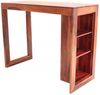 Bar-Esstisch 140x110x60 aus indischem Sheesham-Massivholz Bild 5