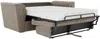 Vente-unique - RIZORA Sofa Stoff Schokoladenbraun - B 223 cm96 cm x H 88 cm x L 210 cm Bild 5