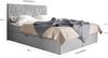 99rooms Montana Boxspringbett 200x200 cm Velours MONOLITH Korallenrot Bild 3