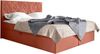 99rooms Montana Boxspringbett 200x200 cm Velours MONOLITH Korallenrot Bild 4