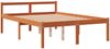 vidaXL Seniorenbett Wachsbraun 135x190 cm Massivholz Kiefer 844153 Bild 3