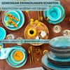 SÄNGER Steingut Geschirrset Capri, Tafelservice 12 teilig für 4 Personen Bild 3