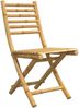 vidaXL Gartenstühle 4 Stk. Klappbar 43x54x88 cm Bambus 3278517 Bild 3