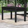 vidaXL Gartenbank Schwarz 80x44x45 cm Massivholz Kiefer 824001 Bild 3
