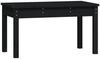 vidaXL Gartenbank Schwarz 80x44x45 cm Massivholz Kiefer 824001 Bild 2