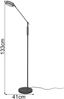 Dimmbare LED Stehleuchte FRANKLIN schwenkbar, Höhe 133cm, Anthrazit Bild 3