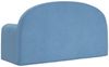 vidaXL Kindersofa 2-Sitzer Blau Weich Plüsch 357014 Bild 5