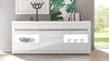 'CARAT' Sideboard weiß Hochglanz/ Beton Optik Bild 3