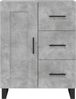 Sideboard, Kommode Betongrau 69,5x34x90 cm Holzwerkstoff j1305p Bild 5