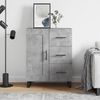 Sideboard, Kommode Betongrau 69,5x34x90 cm Holzwerkstoff j1305p Bild 2