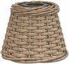 vidaXL Lampenschirm Braun Ø15x12 cm Korbweide 364372 Bild 2