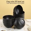 Berglander 12er Set Schwarze Kunststoff Schalen Bild 3