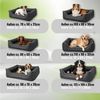 CopcoPet Tierbett Orthopädisches Hundebett / Wendebett Kleine bis Große Hunde, Kunstleder Bild 4