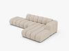 Micadoni Modulares Ecksofa offen Lupine 5-Sitzer Rechts Boucle Baloo Beige Bild 3