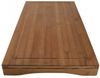 XXL Bambus Schneidebrett mit Saftrille - 54 x 28 x 4,5 cm Bild 2
