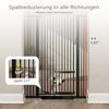 Comomy Treppenschutzgitter 180cm Extra hohes Katzengitter, Breite 75-103 cm (Türschutzgitter für Hunde & Katzen), mit Katzentür, breite Öffnung, Druckmontage Bild 4