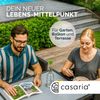 CASARIA® Gartentisch Polyrattan 190x90x75cm Schwarz Bild 5