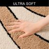 OTTO home Badematte Anna, Badvorleger, Badezimmer Teppich, Höhe 16 mm, rutschhemmend beschichtet, schnell trocknend, fußbodenheizungsgeeignet, Polyester, rechteckig, Badteppich, Hoch Tief Effekt, Modern, Weich, Wellen Bild 4