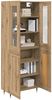 vidaXL Highboard 2 pcs Artisan-Eiche Holzwerkstoff 3415944 Bild 3
