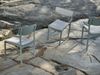Gartenstuhl Gusty von Brafab aus Aluminium und Acryl-Stoff, modern mit Armlehne, grün gepolstert Bild 5