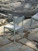 Gartenstuhl Gusty von Brafab aus Aluminium und Acryl-Stoff, modern mit Armlehne, grün gepolstert Bild 3