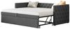 Merax Daybett, Tagesbett Schlafsofa mit Unterbett 90x200 cm/180x200 cm Polsterbett Samt Bild 5