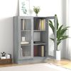 vidaXL Vitrinenschrank Grau Sonoma 82,5x30,5x115 cm Holzwerkstoff 815619 Bild 3