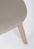 Stuhl Stemsy 4er-Set aus Kunststoff und Buchenholz, modern, taupe, komfortabel für Dein Zuhause Bild 5