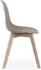 Stuhl Stemsy 4er-Set aus Kunststoff und Buchenholz, modern, taupe, komfortabel für Dein Zuhause Bild 3