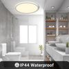 LQWELL® Deckenleuchte LED Deckenlampe, IP44 Wasserfest Badlampe Rund Flach 23W 4000K 2600LM Modern Schlicht Lampe Dünn für Wohnzimmer Badezimmer Schlafzimmer Küche Balkon Keller Büro, 300 * 25mm Bild 3