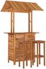 vidaXL 3-tlg. Gartenbar-Set Massivholz Akazie 3116008 Bild 3