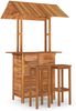 vidaXL 3-tlg. Gartenbar-Set Massivholz Akazie 3116008 Bild 2