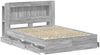 vidaXL Bettgestell mit Stauraum Grau Sonoma 140 x 200 cm Holzwerkstoff 3434048 Bild 4