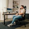 Ergotopia Desktopia One I Elektrisch höhenverstellbarer Schreibtisch I Tischplatte: 120x65cm, Weiß Dekor I Gestell Schwarz I Top Preis-Leistung Bild 4