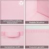 LuxusKollektion Faltbox Aufbewahrungswürfel Stoff Kallax Regal 6er Set 33x33x32,4cm Rosa Bild 4