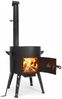 Ø40 Uchag 2mm Stahl Utschak mit Abzugsrohr 12L Kazan Grillfächer Schaumkelle Suppenkelle Utschak Utschag Kasan Feldküche Außenküche Eintopfofen Gulaschkanone Bild 2