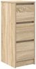 vidaXL Sideboard Sonoma-Eiche 29,5x34x76 cm Holzwerkstoff 861636 Bild 2