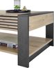 Couchtisch >Felipe< in Artisan Eiche Dekor - 108x42x60cm (BxHxT) Bild 3