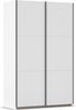 rauch Kleiderschrank, Schwebetürenschrank KRONACH, 2-türig, Alpinweiß, 131 x 210 x 59 cm Bild 3